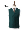 Fashion Men’s Suit Vest Regular Fit Shawl Lapel Waistcoat Wedding Xs / Teal