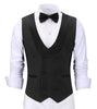Suit Vest - Fashion Men's Suit Vest Regular Fit Shawl Lapel Waistcoat Groomsmen