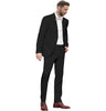 2 Pieces Suit - Formal Men's 2 Pieces Mens Suit Notch Lapel Linen For Wedding (Blazer+Pants)
