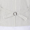 Fashion Men’s Striped Vest V-Neck Waistcoat Suit