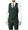 2 Pieces Suit - Fashion 2 Pieces Mens Suit Flat V Neck Suit For Wedding (Vest + Pants)