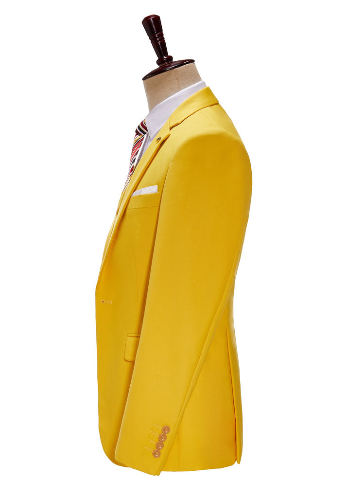 3 Pieces Suit - Fashion 3 Pieces Mens Suit Flat Notch Lapel Tuxedos For Wedding (Blazer+vest+Pants)