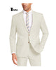 Casual Men’s 2 Pieces Suit Notch Lapel Linen For Wedding (Blazer + Pants) Xs / Ivory Pieces Suit