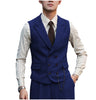 2 Pieces Suit - Vintage Classical Men's 2 Piece Suit Herringbone Peak Lapel Tuxedos (Vest+Pants)