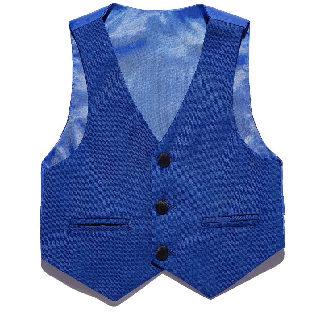 Boy‘s Suit - Formal Boys' 3 Pieces Regular Fit Peak Lapel Suit (Blazer+vest+Pants)