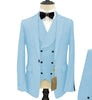 3 Pieces Suit - Fashion 3 Pieces Mens Suit Notch Lapel Tuxedos For Wedding (Blazer+vest+Pants)
