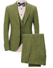 3 Pieces Suit - Fashion 3 Piece Men's Suit Flat Linen Peak Lapel (Blazer+Vest+Pants)